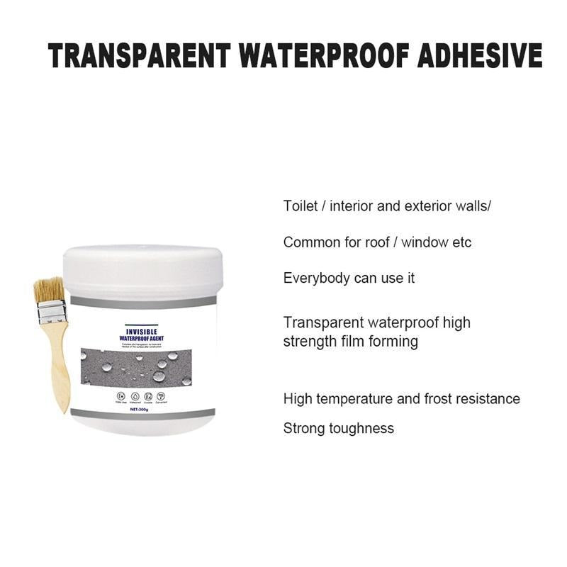 💧Transparent waterproofing adhesive bathroom kitchen exterior wall waterproof transparent coating