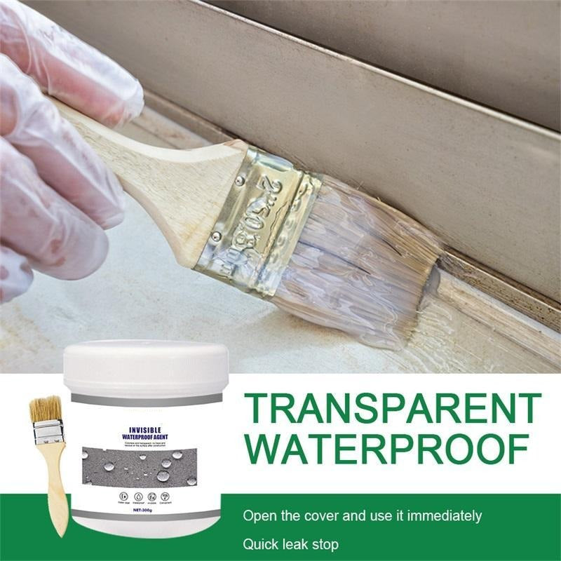 💧Transparent waterproofing adhesive bathroom kitchen exterior wall waterproof transparent coating