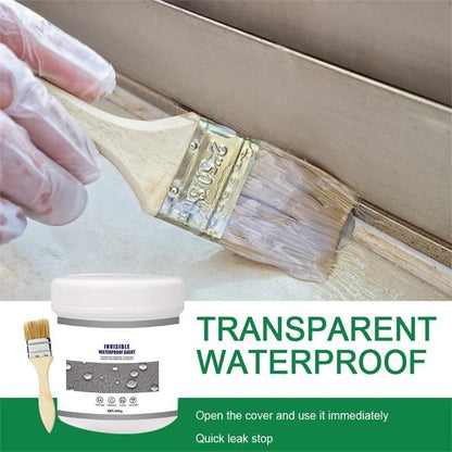 💧Transparent waterproofing adhesive bathroom kitchen exterior wall waterproof transparent coating