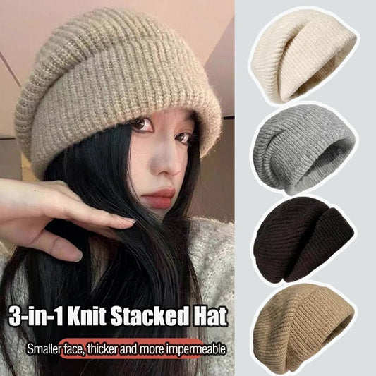 Korean Style Knitted Hat   （Free shipping for 2 or more pieces）