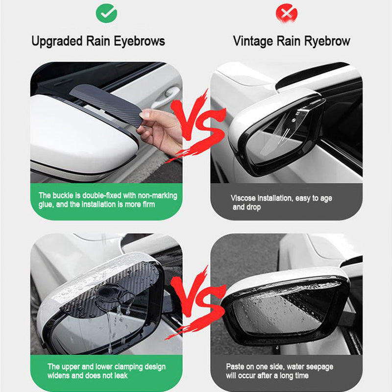 New Carbon Fiber Rain Eyebrow